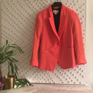 H&M Orange Blazer Size 4